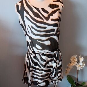Diane Von Furstenberg Silk Janey Zebra Print Dress